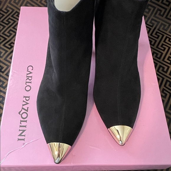 CARLO PAZOLINI Suede Bootie Sz 38-1/2 - Picture 2 of 6